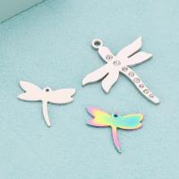 Stainless Steel Animal Pendants 304 Stainless Steel Dragonfly DIY Sold By PC