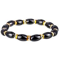 Non Magnetic Hematite Bracelet plated fashion jewelry & Unisex Length 19 cm Sold By PC