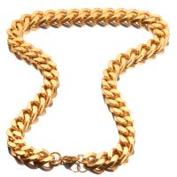 Titanstahl Halskette, verschiedene Größen vorhanden & für den Menschen, Goldfarbe, verkauft von PC