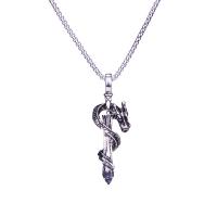 Stainless Steel Jewelry Necklace 304 Stainless Steel with Zinc Alloy Vacuum Ion Plating & for man original color 700mm Sold By PC