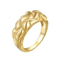 Brass δάχτυλο του δακτυλίου, Ορείχαλκος, 18K επιχρυσωμένο, διαφορετικό μέγεθος για την επιλογή & για τη γυναίκα, χρυσός, Sold Με PC