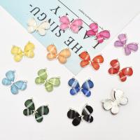 Mobile Phone DIY Decoration Zinc Alloy Butterfly nickel lead & cadmium free Sold By Bag