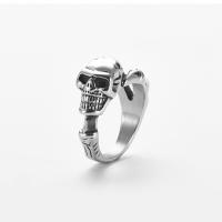 Titantium Steel prst prsten, Titanium ocel, módní šperky & různé velikosti pro výběr & pro muže, Původní barva, 15mm, Prodáno By PC