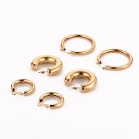 Zinc Alloy Drop Earrings Round plated 3 pieces & fashion jewelry & for woman golden Sold By Set