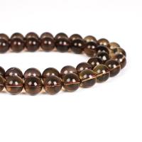 Natural Smoky Quartz Beads, Round, DIY & different size for choice, tan, Sold By Strand