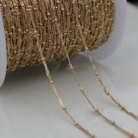Brass Beading Chains gold color plated DIY golden nickel lead & cadmium free 1.50mm Sold By m