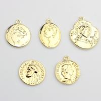 Character Zinc Alloy Pendants gold color plated Unisex nickel lead & cadmium free Approx Sold By Bag