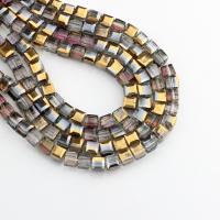 Crystal Bracelets, Square, polished, DIY & faceted, 6mm, Sold By PC