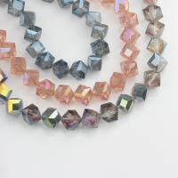 Crystal Bracelets, Square, polished, DIY & faceted, more colors for choice, 10mm, Sold By PC