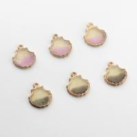 Resin Pendant Zinc Alloy with Resin Shell gold color plated Unisex & enamel nickel lead & cadmium free Sold By PC