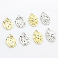 Zinc Alloy Flower Pendants plated Unisex nickel lead & cadmium free Approx Sold By Bag