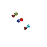 Herz Kristallperlen, Kristall, DIY, mehrere Farben vorhanden, 10mm, ca. 80PCs/Strang, verkauft von Strang