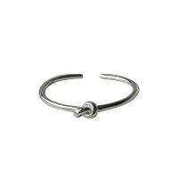 cobre Cuff Ring Finger, cromado de cor prateada, para mulher, prateado, níquel, chumbo e cádmio livre, 1mm, vendido por PC