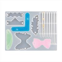 DIY Epoxy Mold Set, Silicone, different styles for choice, 237x180x6mm, Sold By PC