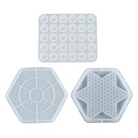 DIY Epoxi Mold Set, Silikon, olika stilar för val, vit, Säljs av PC