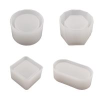DIY Epoxy Mold Set, Silicone, different styles for choice, white, Sold By Set