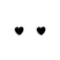 Zinc Alloy Stud Earring high quality plated fashion jewelry & for woman & enamel nickel lead & cadmium free Sold By Pair