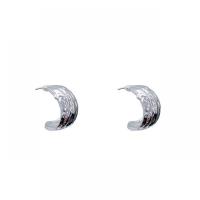 Zinc Alloy Stud Earring Letter C plated fashion jewelry & for woman nickel lead & cadmium free Sold By Pair