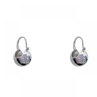 Zinklegierung Ohrringe, rund, plattiert, Modeschmuck & für Frau, keine, frei von Nickel, Blei & Kadmium, 10x25mm, verkauft von Paar
