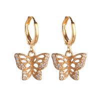 Brass Drop Earring, high quality plated, different styles for choice & for woman & hollow, gold, 14x26mm, Sold By Pair