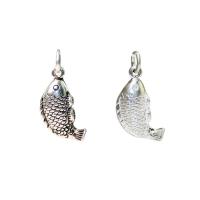 Zinc Alloy Animal Pendants Fish plated DIY Approx 3.5mm Sold By PC
