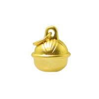 Zinc Alloy Pendants Bell gold color plated DIY Approx 3.5mm Sold By PC