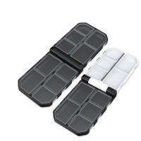 Polypropylene(PP) Fishing Tackle Box, Rectangle, different size for choice, black, Hole:Approx 2mm, Sold By PC