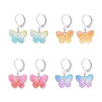 Acrylic Jewelry Earring Butterfly fashion jewelry & for woman Sold By Bag