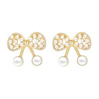 Zinc Alloy Stud Earring Butterfly fashion jewelry & for woman  Sold By Pair