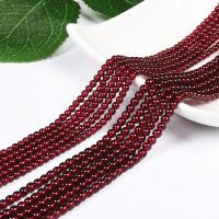 Natural Garnet Beads, Round, DIY & different size for choice, pink, Sold Per Approx 38 cm Strand