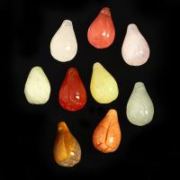 Gemstone Pendants Jewelry, Natural Stone, Teardrop, different materials for choice, 10x17mm, Sold By PC