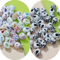 Akryl smycken pärlor, Skull, DIY & emalj, fler färger för val, 10mm, Ca 1100PC/Bag, Säljs av Bag