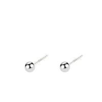 Brass Stud Earring, silver color plated, different styles for choice & for woman, silver color, nickel, lead & cadmium free, Sold By Pair