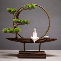 Backflow Incense Burner, Porcelain, with Pine, handmade, for home and office & durable & different styles for choice, 375x400mm, Sold By PC