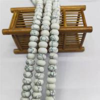 Gemstone Jewelry Beads, Howlite, polished, DIY, nickel, lead & cadmium free, 5x8mm, Approx 73PCs/Strand, Sold Per Approx 14.96 Inch Strand