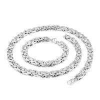 Nehrđajućeg čelika, nakit ogrlice, 316L Stainless Steel, različite veličine za izbor & za čovjeka, više boja za izbor, Prodano By PC