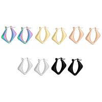 Stainless Steel Lever Back Earring, 304 Stainless Steel, Vacuum Ion Plating, fashion jewelry & for woman, more colors for choice, 22x25mm, Sold By Pair