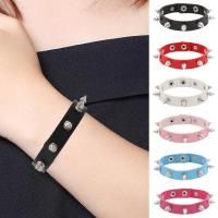 PU Leather Cord Bracelets, with Tibetan Style, polished, fashion jewelry & for woman, more colors for choice, 240mm, Sold By PC