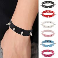 PU Leather Cord Bracelets, with Tibetan Style, polished, fashion jewelry & Unisex, more colors for choice, 240mm, Sold By PC