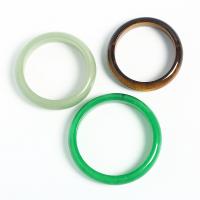 Tiger Eye Beads, Runde, Unisex, flere farver til valg, Indvendig diameter:Ca. 58mmmm, Solgt af PC
