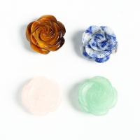 Gemstone Ékszer Gyöngyök, Természetes kő, Virág, DIY & különböző anyagok a választás, több színt a választás, Által értékesített PC