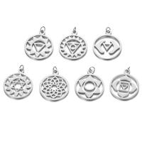 Stainless Steel Pendants, 304 Stainless Steel, different styles for choice & hollow, original color, 19x26mm, 5PCs/Bag, Sold By Bag