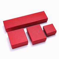 Cardboard Jewelry Set Box Paper with Sponge dustproof Sold By PC
