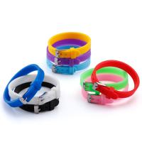 Silicone Bracelets, with 304 Stainless Steel, polished, Unisex, more colors for choice, 220x10mm, Length:Approx 8.66 Inch, Sold By PC