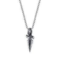 Stainless Steel Jewelry Necklace 304 Stainless Steel fashion jewelry & for man 54mm Sold By PC