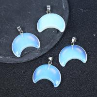 Sea Opal Pendants Moon Unisex Sold By PC