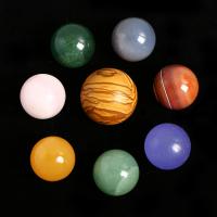 Fashion Decoration, Natural Stone, Round, different styles for choice, more colors for choice, Sold By PC