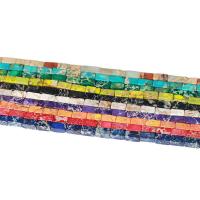 Gemstone Jewelry Beads, Koreite, Rectangle, DIY, more colors for choice, 4x8mm, Sold Per Approx 38 cm Strand