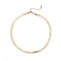 Brass Necklace, 14K gold plated, Unisex, nickel, lead & cadmium free, 4mm, Length:Approx 46 cm, Sold By PC