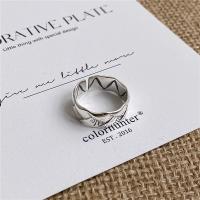 Solidny srebrny pierścień, 925 Srebro, obyty, Regulowane & dla kobiety, oryginalny kolor, sprzedane przez PC